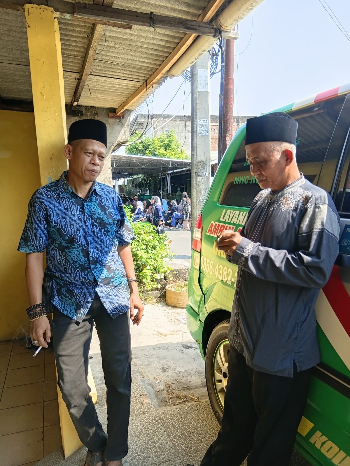 Dokumentasi kegiatan Ambulance NU Berbah: Antar Jenazah KH. Harun Tegalrejo
